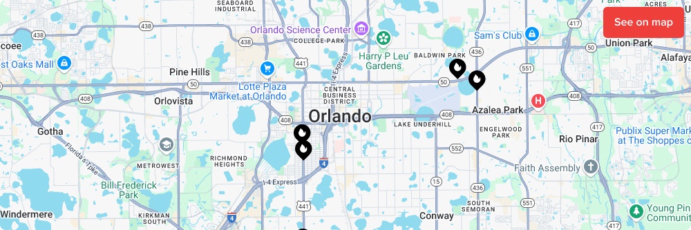 Orlando Map